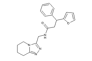 3-(2-furyl)-3-phenyl-N-(5,6,7,8-tetrahydro-[1,2,4]triazolo[4,3-a]pyridin-3-ylmethyl)propionamide