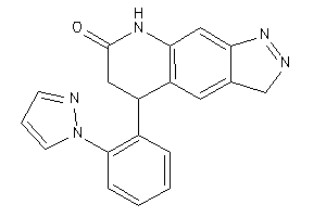 5-(2-pyrazol-1-ylphenyl)-3,5,6,8-tetrahydropyrazolo[4,3-g]quinolin-7-one