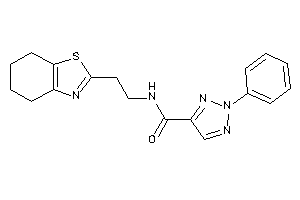 2-phenyl-N-[2-(4,5,6,7-tetrahydro-1,3-benzothiazol-2-yl)ethyl]triazole-4-carboxamide