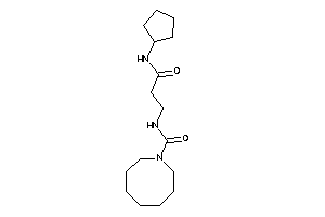 N-[3-(cyclopentylamino)-3-keto-propyl]azocane-1-carboxamide