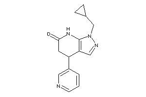 Image of 1-(cyclopropylmethyl)-4-(3-pyridyl)-5,7-dihydro-4H-pyrazolo[3,4-b]pyridin-6-one