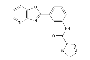N-(3-oxazolo[4,5-b]pyridin-2-ylphenyl)-3-pyrroline-2-carboxamide