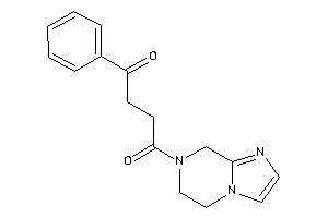 1-(6,8-dihydro-5H-imidazo[1,2-a]pyrazin-7-yl)-4-phenyl-butane-1,4-dione