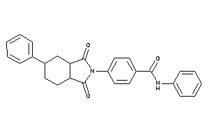 4-(1,3-diketo-5-phenyl-3a,4,5,6,7,7a-hexahydroisoindol-2-yl)-N-phenyl-benzamide