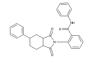 2-(1,3-diketo-5-phenyl-3a,4,5,6,7,7a-hexahydroisoindol-2-yl)-N-phenyl-benzamide