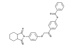 Benzoic Acid [4-[2-[4-(1,3-diketo-3a,4,5,6,7,7a-hexahydroisoindol-2-yl)phenoxy]acetyl]phenyl] Ester