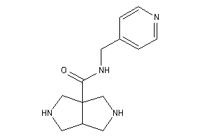 N-(4-pyridylmethyl)-2,3,3a,4,5,6-hexahydro-1H-pyrrolo[3,4-c]pyrrole-6a-carboxamide