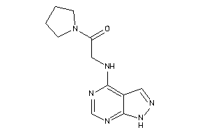 2-(1H-pyrazolo[3,4-d]pyrimidin-4-ylamino)-1-pyrrolidino-ethanone