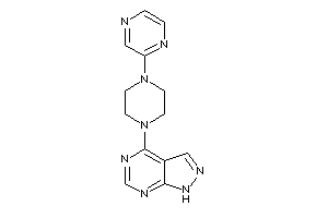 4-(4-pyrazin-2-ylpiperazino)-1H-pyrazolo[3,4-d]pyrimidine