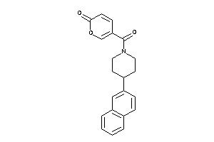 5-[4-(2-naphthyl)piperidine-1-carbonyl]pyran-2-one