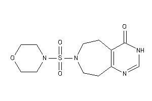 7-morpholinosulfonyl-5,6,8,9-tetrahydro-3H-pyrimido[4,5-d]azepin-4-one