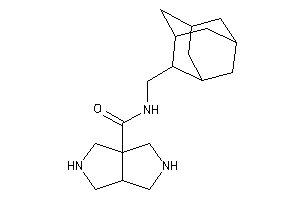 N-(2-adamantylmethyl)-2,3,3a,4,5,6-hexahydro-1H-pyrrolo[3,4-c]pyrrole-6a-carboxamide