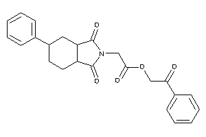 2-(1,3-diketo-5-phenyl-3a,4,5,6,7,7a-hexahydroisoindol-2-yl)acetic Acid Phenacyl Ester