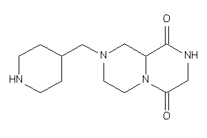 2-(4-piperidylmethyl)-1,3,4,7,8,9a-hexahydropyrazino[1,2-a]pyrazine-6,9-quinone