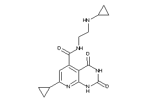 7-cyclopropyl-N-[2-(cyclopropylamino)ethyl]-2,4-diketo-1H-pyrido[2,3-d]pyrimidine-5-carboxamide