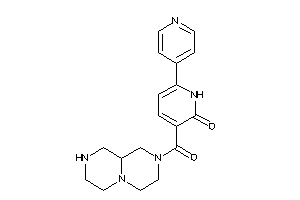 3-(1,2,3,4,6,7,9,9a-octahydropyrazino[1,2-a]pyrazine-8-carbonyl)-6-(4-pyridyl)-2-pyridone