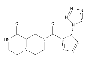 2-[3-(tetrazol-1-yl)-3H-pyrazole-4-carbonyl]-3,4,6,7,8,9a-hexahydro-1H-pyrazino[1,2-a]pyrazin-9-one