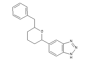 Image of 5-(6-benzyltetrahydropyran-2-yl)-1H-benzotriazole