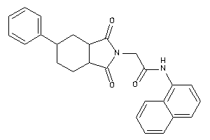 2-(1,3-diketo-5-phenyl-3a,4,5,6,7,7a-hexahydroisoindol-2-yl)-N-(1-naphthyl)acetamide