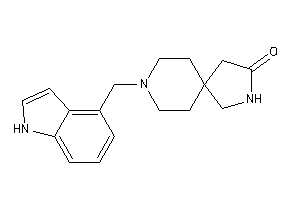 8-(1H-indol-4-ylmethyl)-3,8-diazaspiro[4.5]decan-2-one