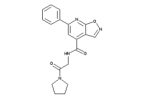 N-(2-keto-2-pyrrolidino-ethyl)-6-phenyl-isoxazolo[5,4-b]pyridine-4-carboxamide