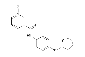 N-[4-(cyclopentoxy)phenyl]-1-keto-nicotinamide