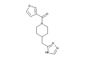 3-furyl-[4-(4H-1,2,4-triazol-3-ylmethyl)piperidino]methanone