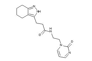 N-[2-(2-ketopyrimidin-1-yl)ethyl]-3-(4,5,6,7-tetrahydro-2H-indazol-3-yl)propionamide