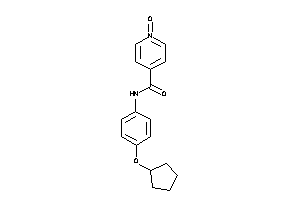 N-[4-(cyclopentoxy)phenyl]-1-keto-isonicotinamide