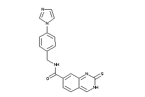 N-(4-imidazol-1-ylbenzyl)-2-thioxo-3H-quinazoline-7-carboxamide