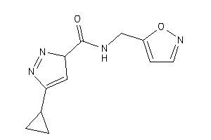 5-cyclopropyl-N-(isoxazol-5-ylmethyl)-3H-pyrazole-3-carboxamide