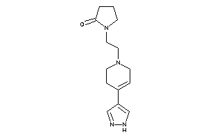 1-[2-[4-(1H-pyrazol-4-yl)-3,6-dihydro-2H-pyridin-1-yl]ethyl]-2-pyrrolidone