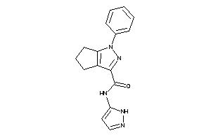 1-phenyl-N-(1H-pyrazol-5-yl)-5,6-dihydro-4H-cyclopenta[c]pyrazole-3-carboxamide