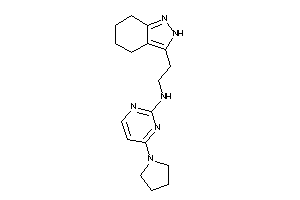 (4-pyrrolidinopyrimidin-2-yl)-[2-(4,5,6,7-tetrahydro-2H-indazol-3-yl)ethyl]amine