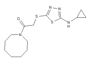 1-(azocan-1-yl)-2-[[5-(cyclopropylamino)-1,3,4-thiadiazol-2-yl]thio]ethanone