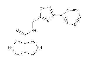 N-[[3-(3-pyridyl)-1,2,4-oxadiazol-5-yl]methyl]-2,3,3a,4,5,6-hexahydro-1H-pyrrolo[3,4-c]pyrrole-6a-carboxamide