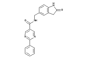 N-[(2-ketoindolin-5-yl)methyl]-2-phenyl-pyrimidine-5-carboxamide