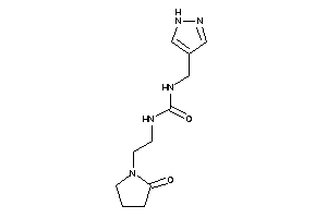 1-[2-(2-ketopyrrolidino)ethyl]-3-(1H-pyrazol-4-ylmethyl)urea