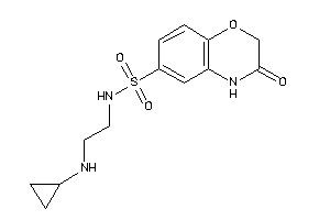 N-[2-(cyclopropylamino)ethyl]-3-keto-4H-1,4-benzoxazine-6-sulfonamide