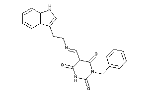 Image of 1-benzyl-5-[2-(1H-indol-3-yl)ethyliminomethyl]barbituric Acid