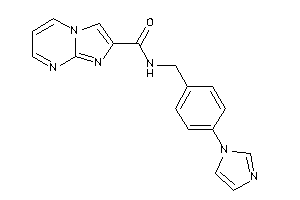 N-(4-imidazol-1-ylbenzyl)imidazo[1,2-a]pyrimidine-2-carboxamide