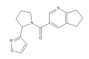 (2-isoxazol-3-ylpyrrolidino)-(1-pyrindan-3-yl)methanone