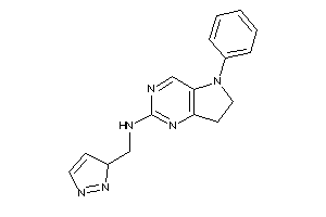 (5-phenyl-6,7-dihydropyrrolo[3,2-d]pyrimidin-2-yl)-(3H-pyrazol-3-ylmethyl)amine