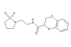 Image of N-[2-(1,1-diketo-1,2-thiazolidin-2-yl)ethyl]-2,3-dihydro-1,4-benzodioxine-3-carboxamide