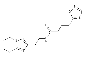 4-(1,2,4-oxadiazol-5-yl)-N-[2-(5,6,7,8-tetrahydroimidazo[1,2-a]pyridin-2-yl)ethyl]butyramide