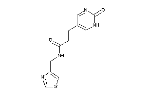 3-(2-keto-1H-pyrimidin-5-yl)-N-(thiazol-4-ylmethyl)propionamide