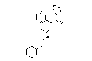 2-(5-keto-[1,2,4]triazolo[1,5-c]quinazolin-6-yl)-N-phenethyl-acetamide