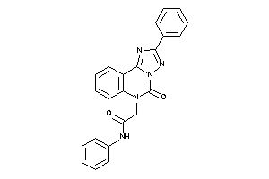 2-(5-keto-2-phenyl-[1,2,4]triazolo[1,5-c]quinazolin-6-yl)-N-phenyl-acetamide