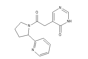 5-[2-keto-2-[2-(2-pyridyl)pyrrolidino]ethyl]-1H-pyrimidin-6-one