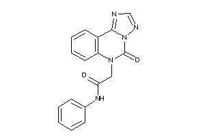 2-(5-keto-[1,2,4]triazolo[1,5-c]quinazolin-6-yl)-N-phenyl-acetamide